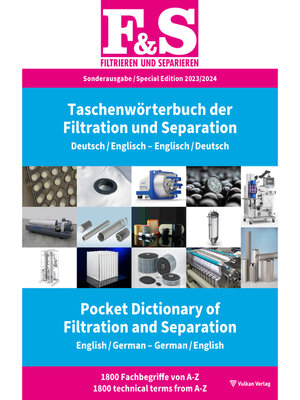 cover image of Taschenwörterbuch der Filtration & Separation 2023